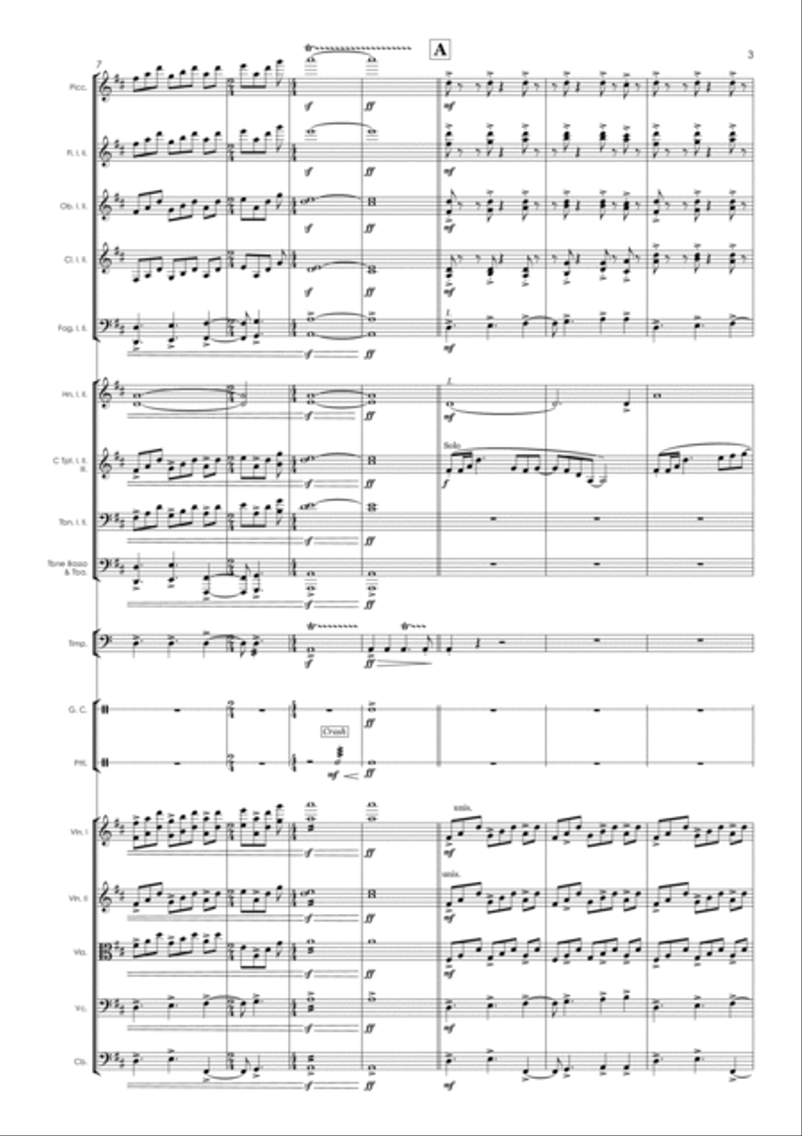 Festive Overture - Lutherstadt Wittenberg 2017 Full Orchestra scores gallery preview page 4