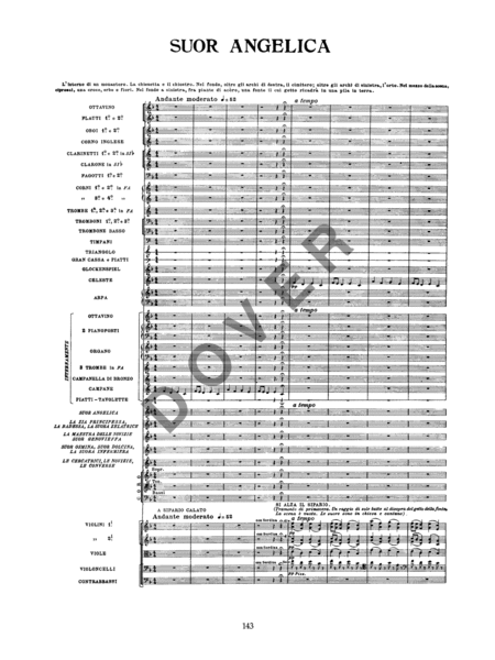 Il Trittico in Full Score -- Il Tabarro / Suor Angelica / Gianni Schicchi