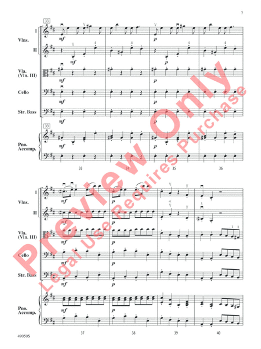 Zoomies, a Virtual Concert String Orchestra scores gallery preview page 8