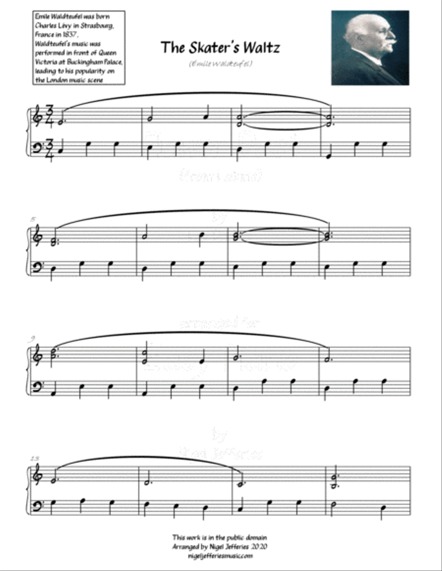 Five Iconic Classical Pieces arranged for Easy Piano (Book 2) Easy Piano scores gallery preview page 2