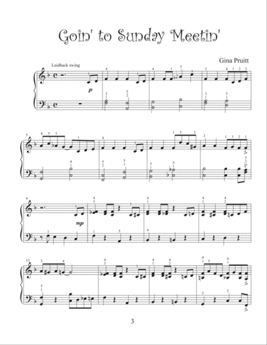 In the Good Ol' Days Piano Solo scores gallery preview page 5