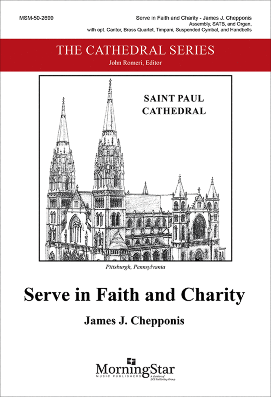 Serve in Faith and Charity (Choral Score) 4-Part scores gallery preview page 1