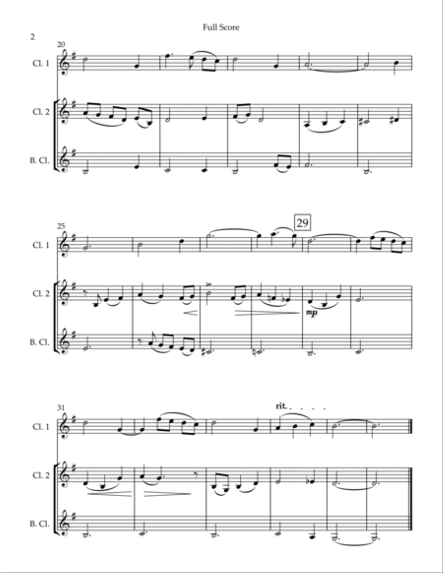 Moon River Woodwind Trio scores gallery preview page 2