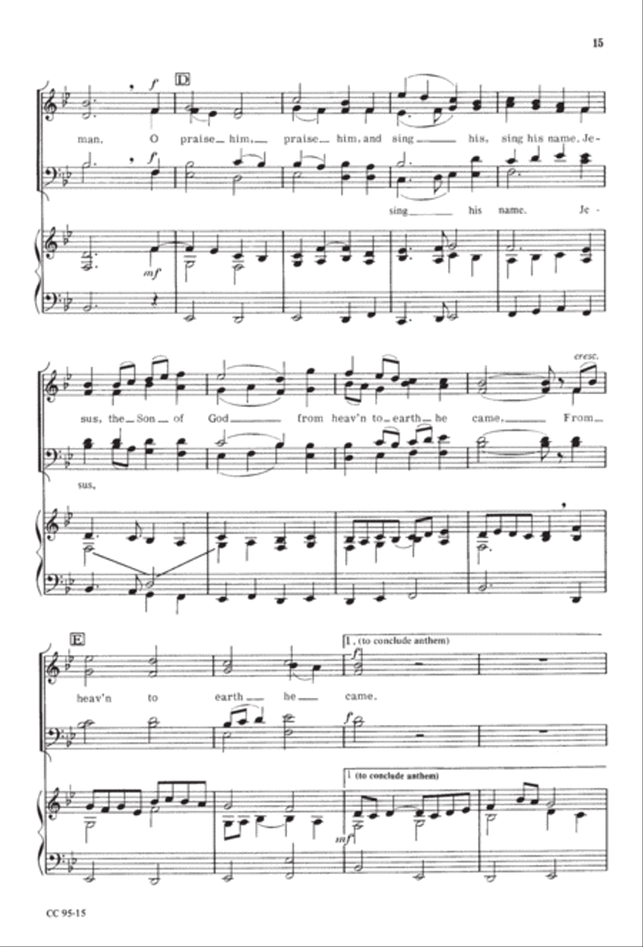 The Celebration 4-Part scores gallery preview page 15