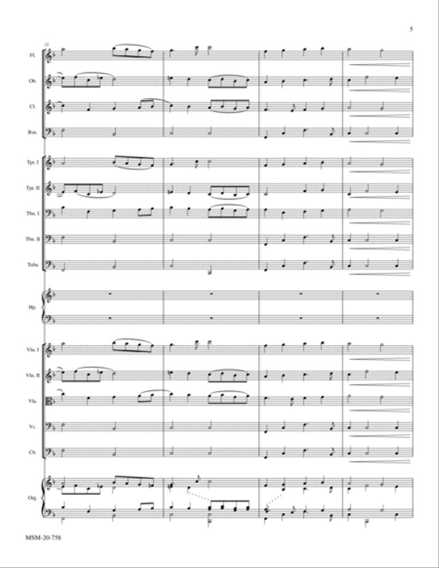 Angels We Have Heard on High Full Orchestra scores gallery preview page 4