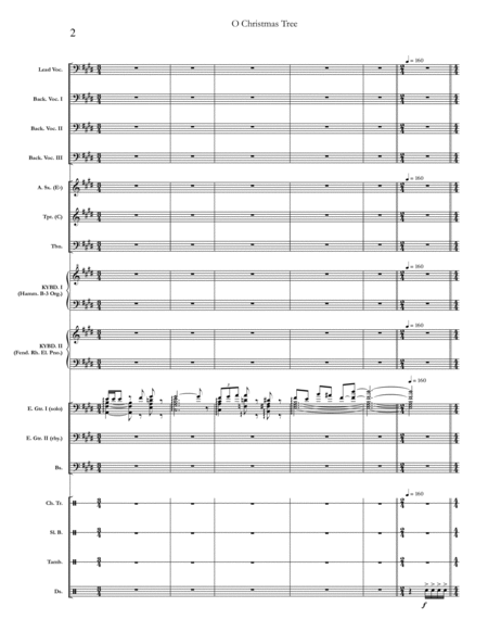 O Christmas Tree [Chicago] (full score & set of parts) image number null