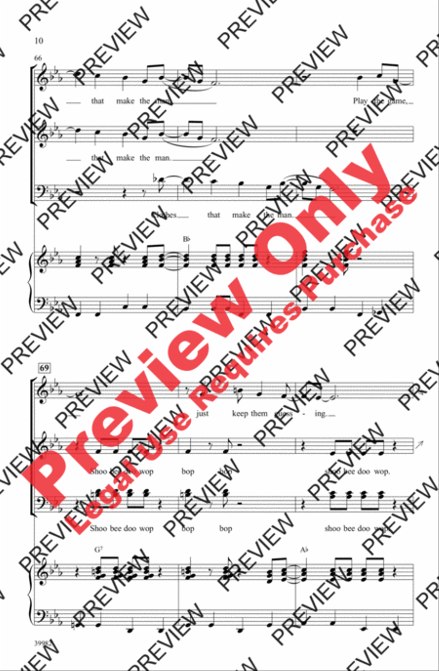 Live in Living Color 4-Part scores gallery preview page 10