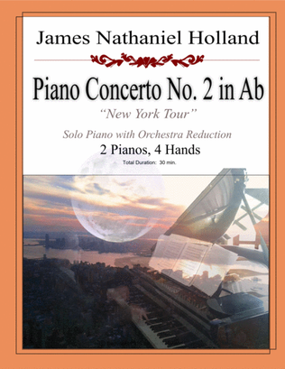 Jazz Piano Concerto No 2 in Ab New York Tour by James Nathaniel Holland