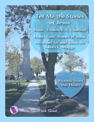 Book cover for Tell Me the Stories of Jesus (for solo piano)