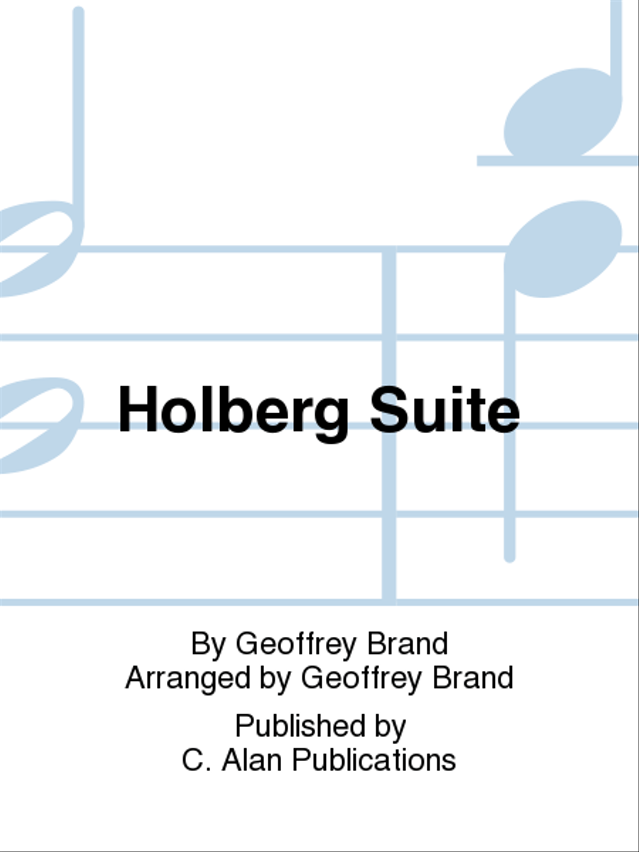 Holberg Suite Concert Band scores gallery preview page 1