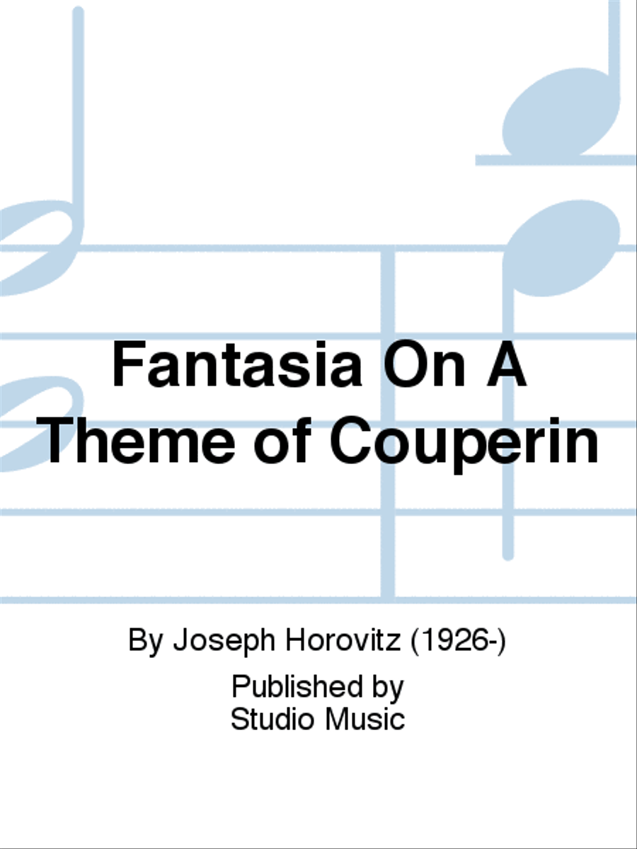 Fantasia On A Theme of Couperin English Horn scores gallery preview page 1