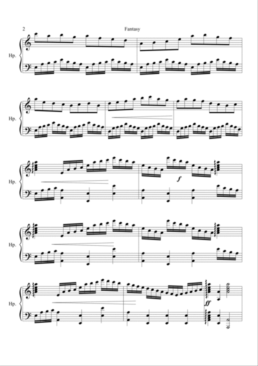 Etude-Fantasy Etude-Fantasy Small Ensemble scores gallery preview page 2