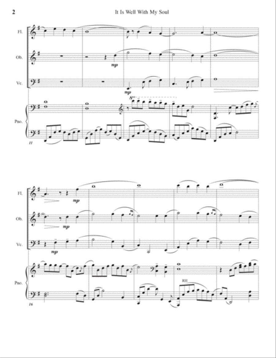 It Is Well Chamber Music scores gallery preview page 4