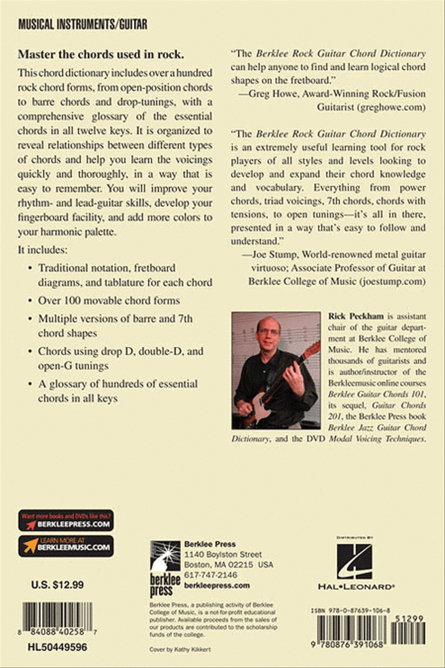 Berklee Rock Guitar Chord Dictionary Electric Guitar scores gallery preview page 2