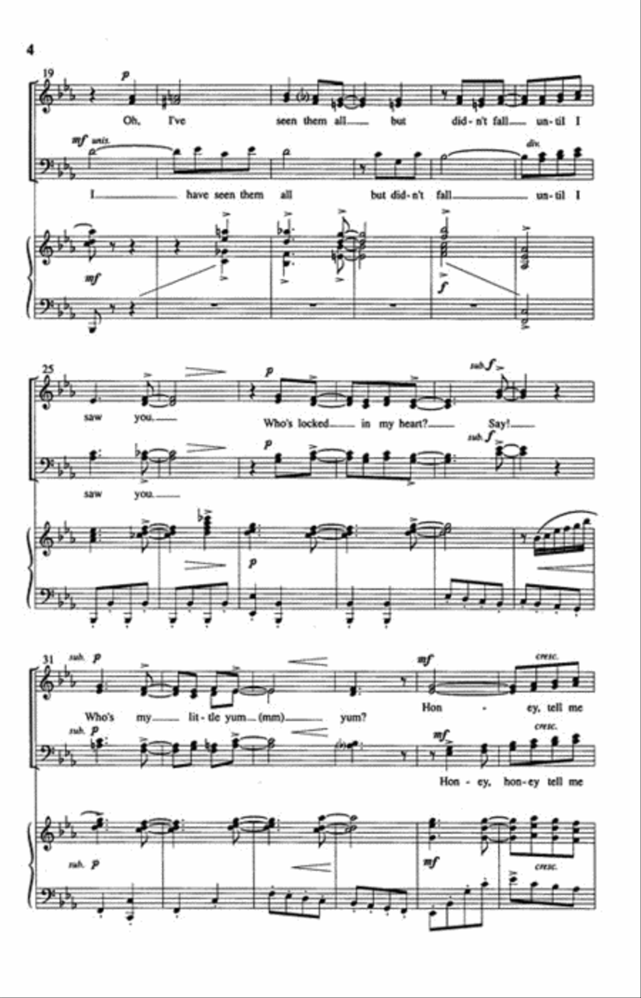 Nobody But You Nobody But You 4-Part scores gallery preview page 3