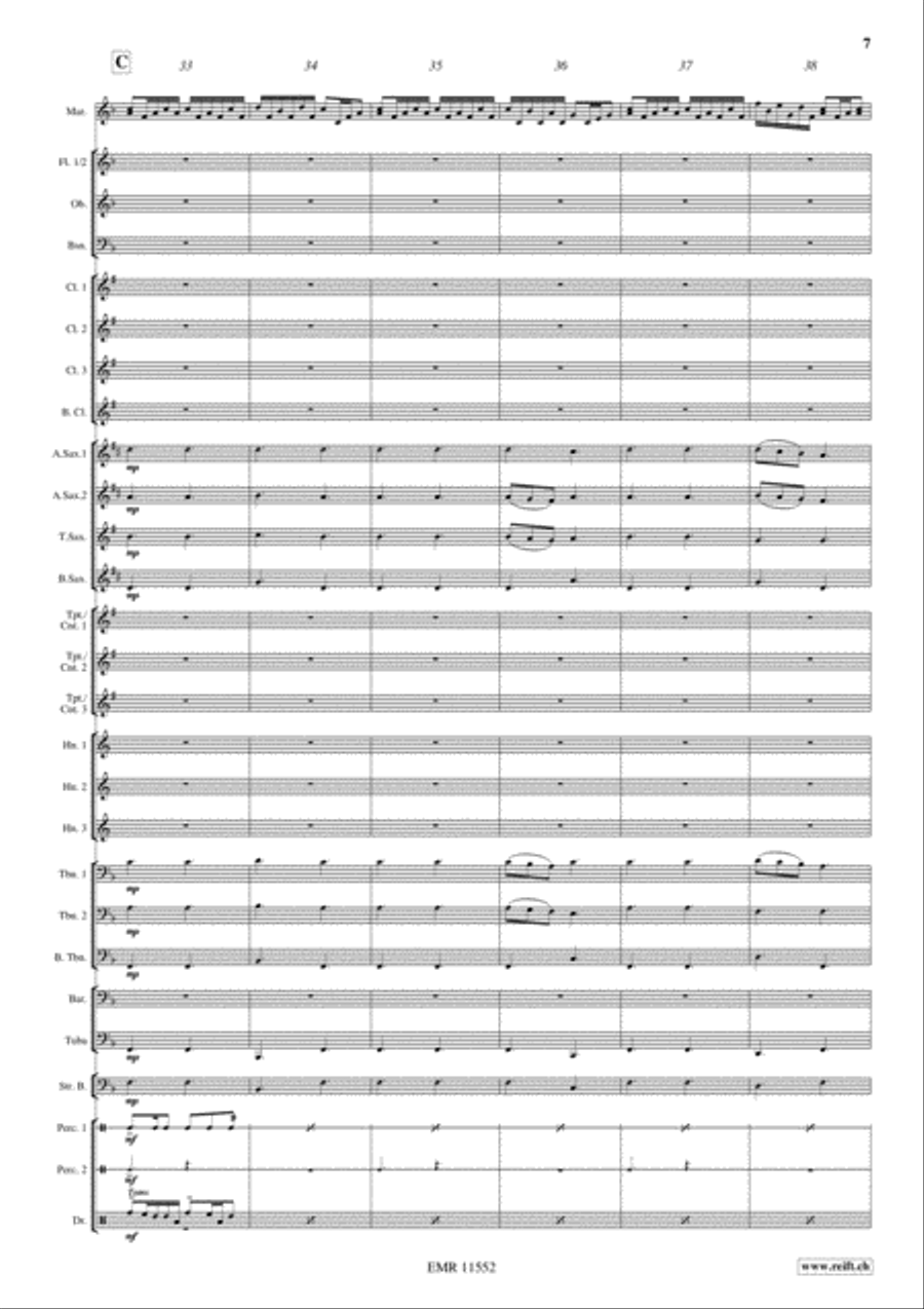 You're So Cool You're So Cool Concert Band scores gallery preview page 8