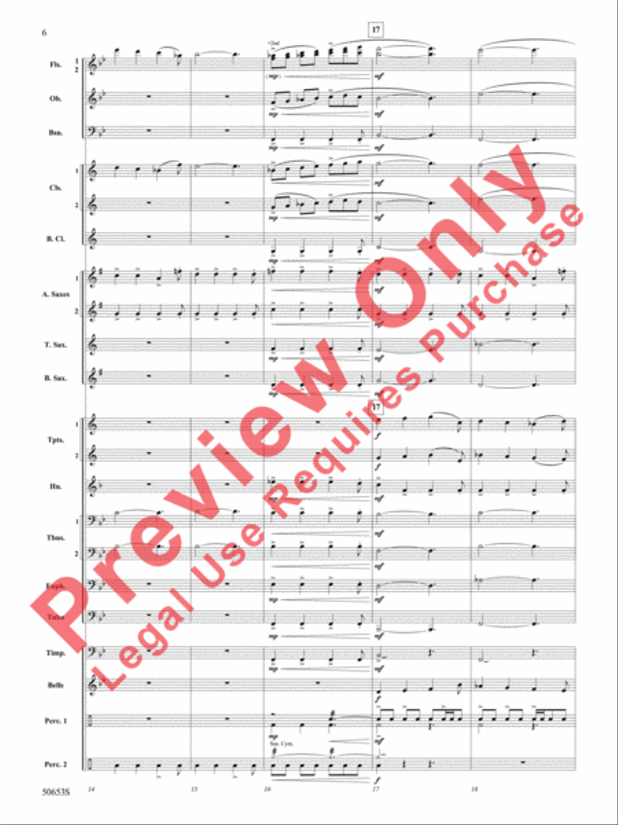 A Centennial Celebration Concert Band scores gallery preview page 7
