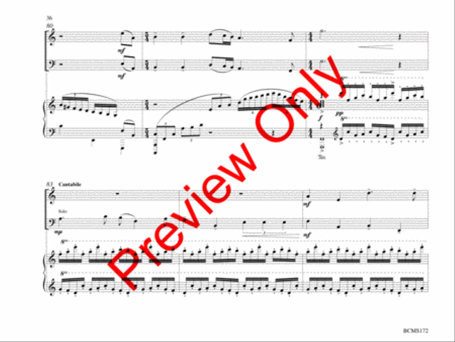 Journey Toward the Eternal Flame Bassoon scores gallery preview page 37