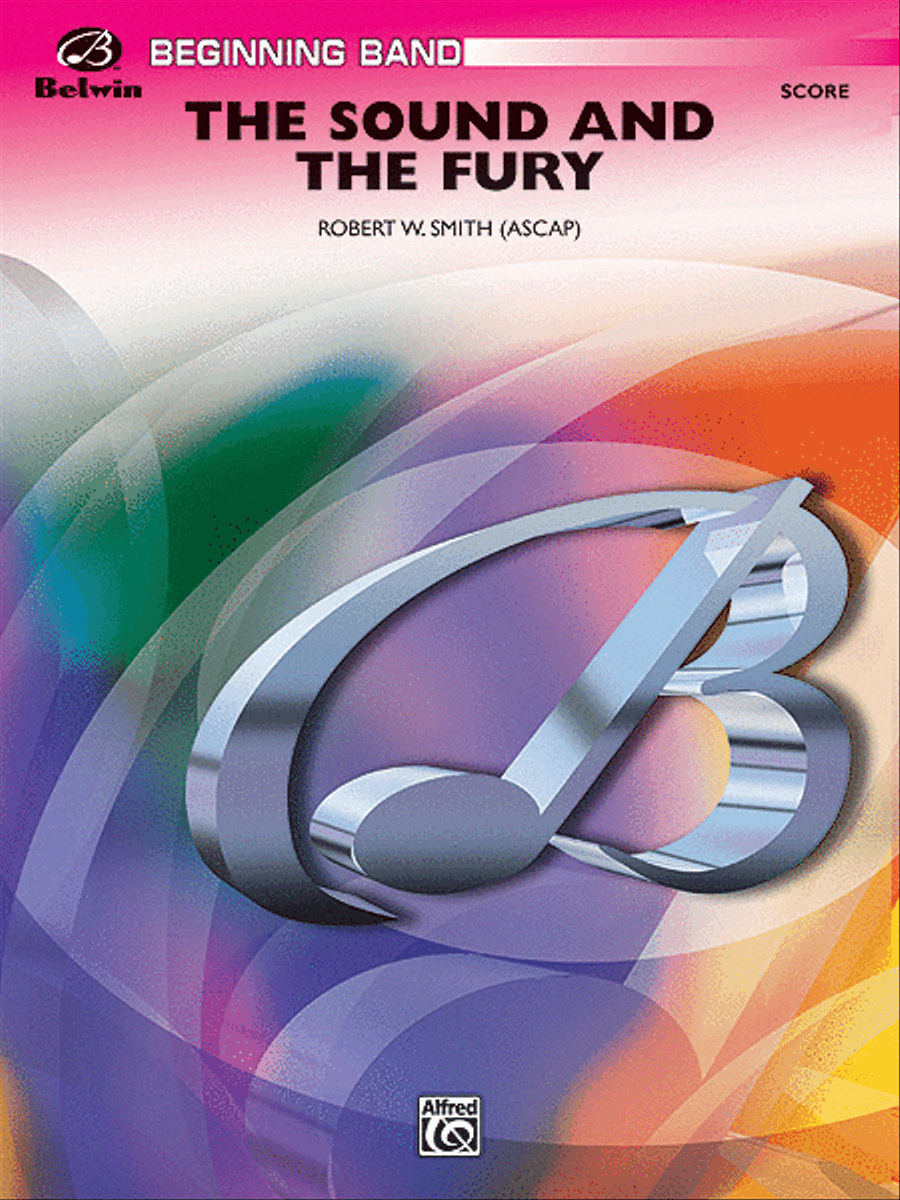 The Sound and the Fury Concert Band scores gallery preview page 1