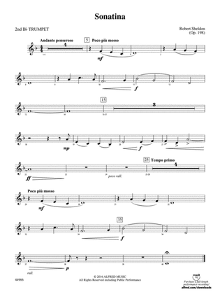 Sonatina: 2nd B-flat Trumpet