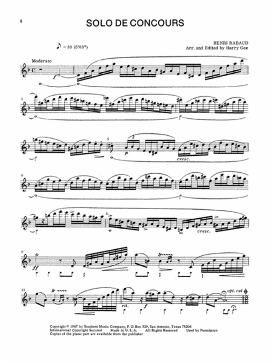 Advanced Alto Sax Solos – Volume 2 Alto Saxophone scores gallery preview page 4