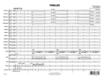 Thriller - Full Score