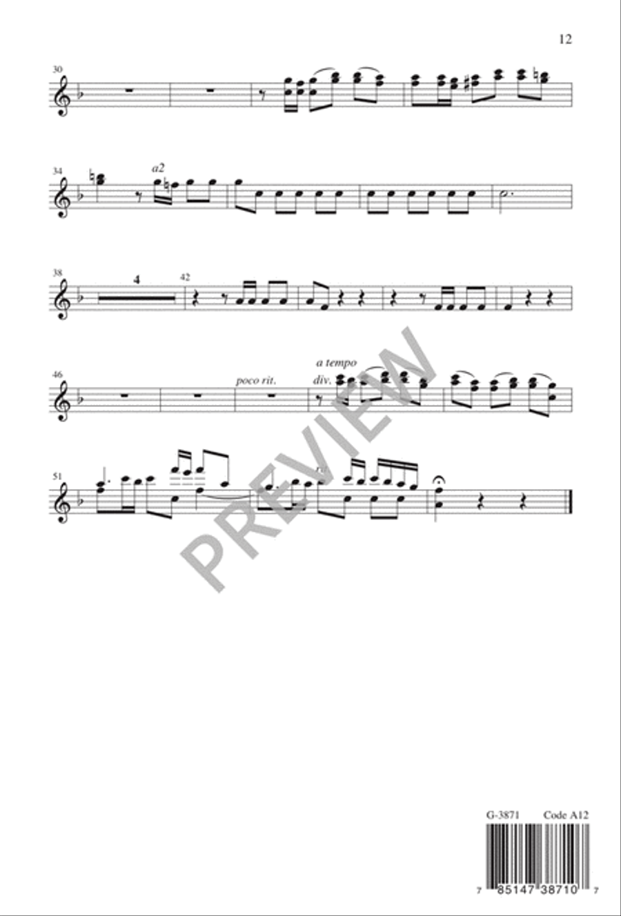 Jesus, Who Didst Ever Guide Me 4-Part scores gallery preview page 13