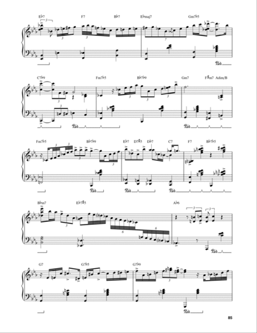 Don't Blame Me Piano scores gallery preview page 4