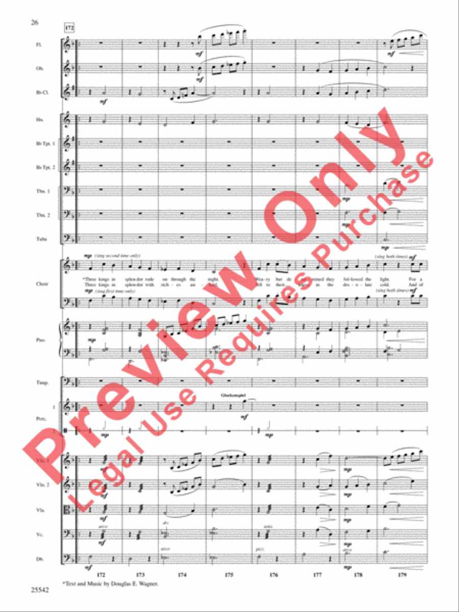 Glory to the Newborn King! Choir scores gallery preview page 27