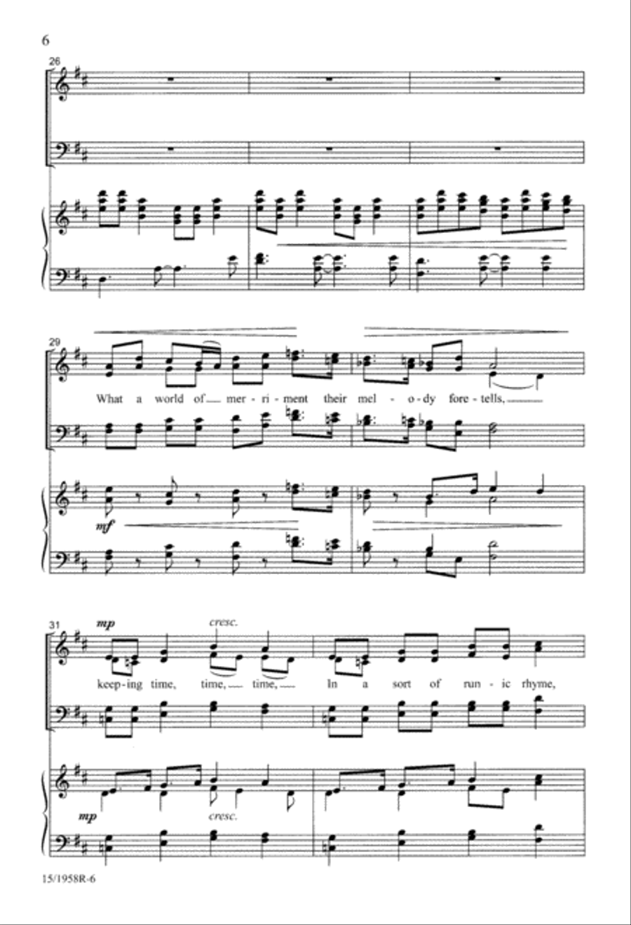 The Bells The Bells 4-Part scores gallery preview page 6