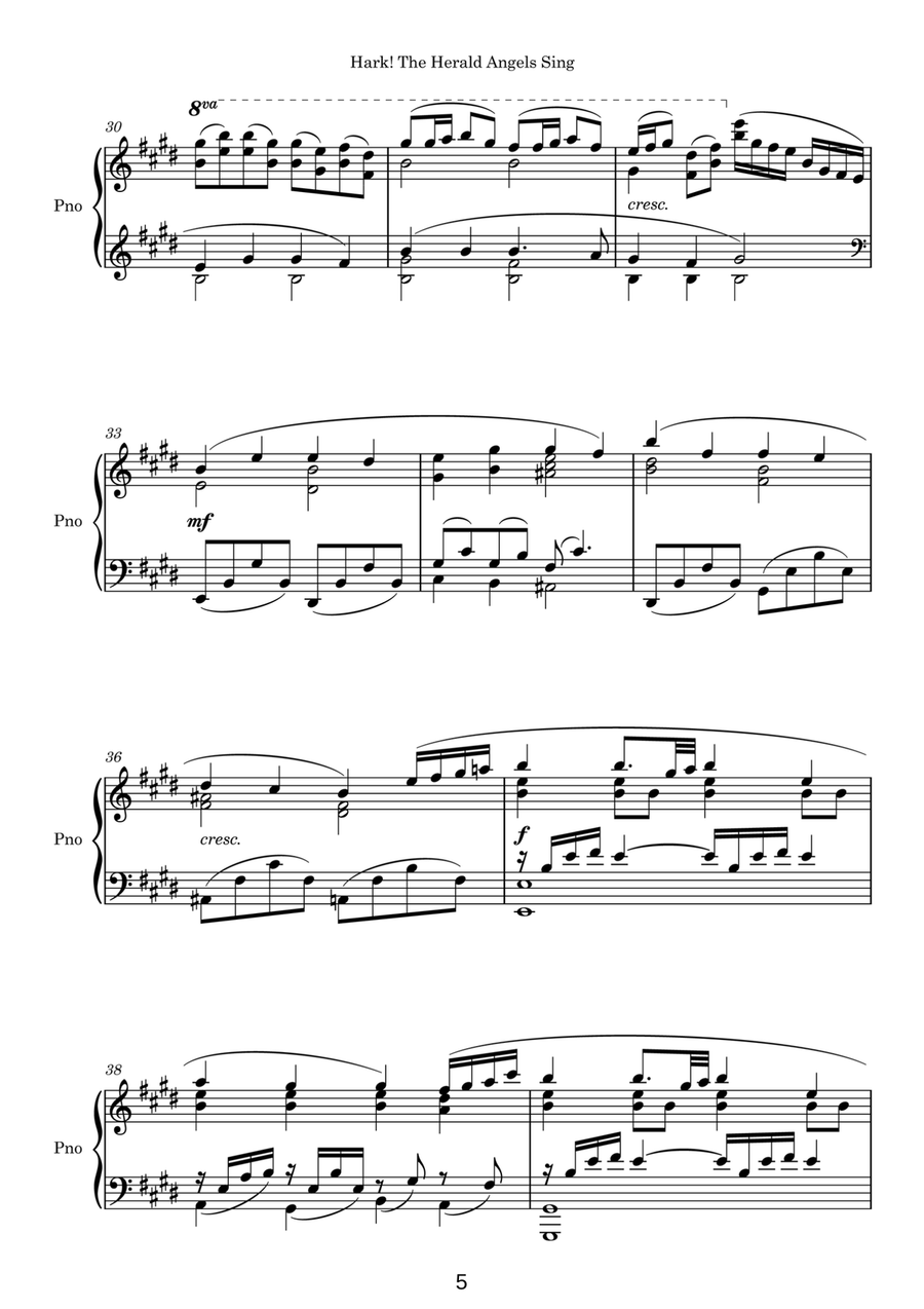 Christmas for Solo Piano Christmas for Solo Piano Piano Solo scores gallery preview page 6