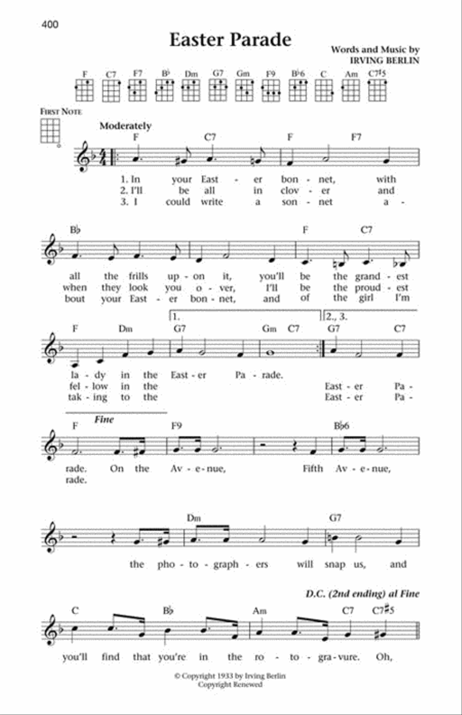 The Daily Ukulele: To Go! Piano scores gallery preview page 5