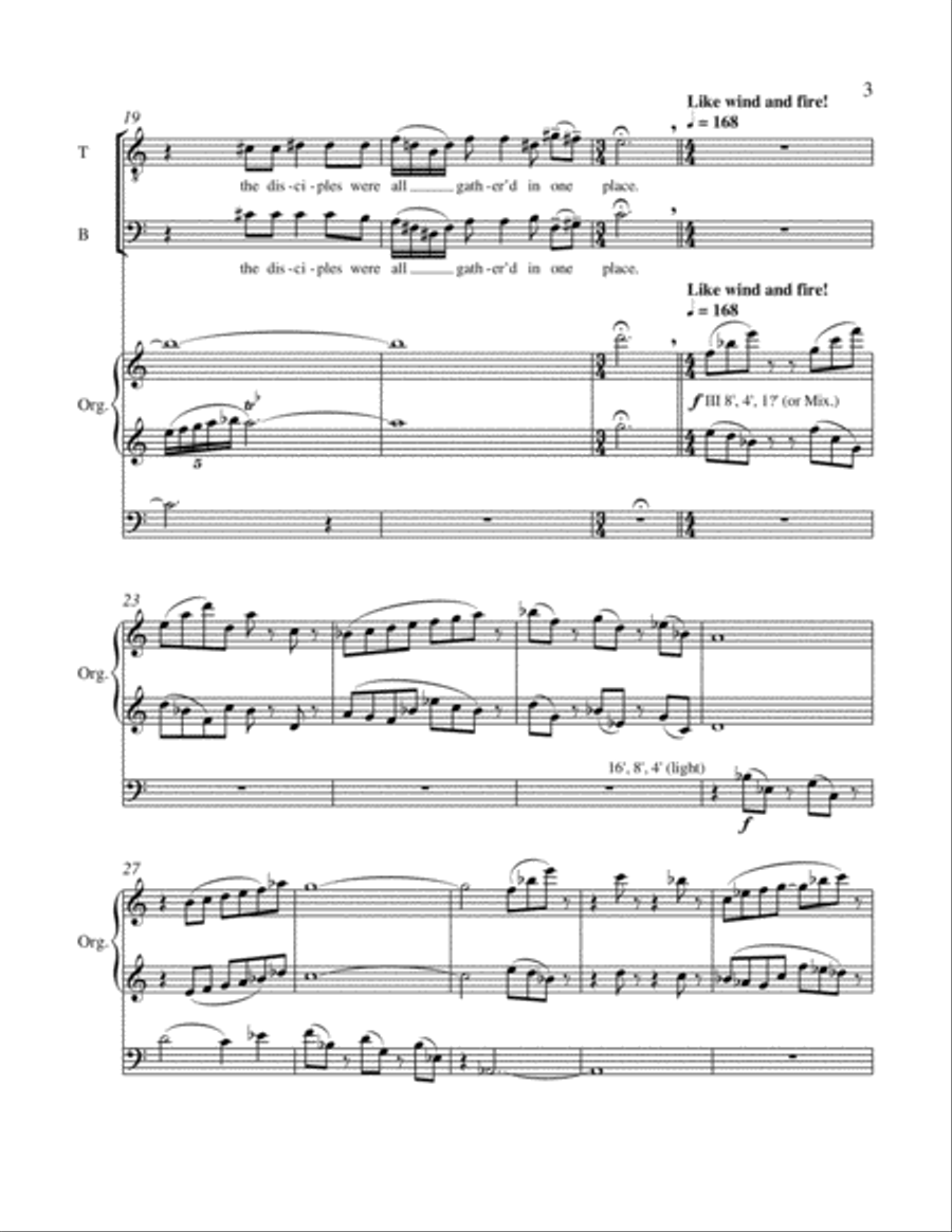 The Day of Pentecost 4-Part scores gallery preview page 4