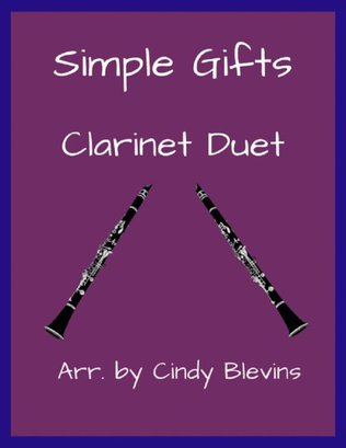 Simple Gifts, for Clarinet Duet