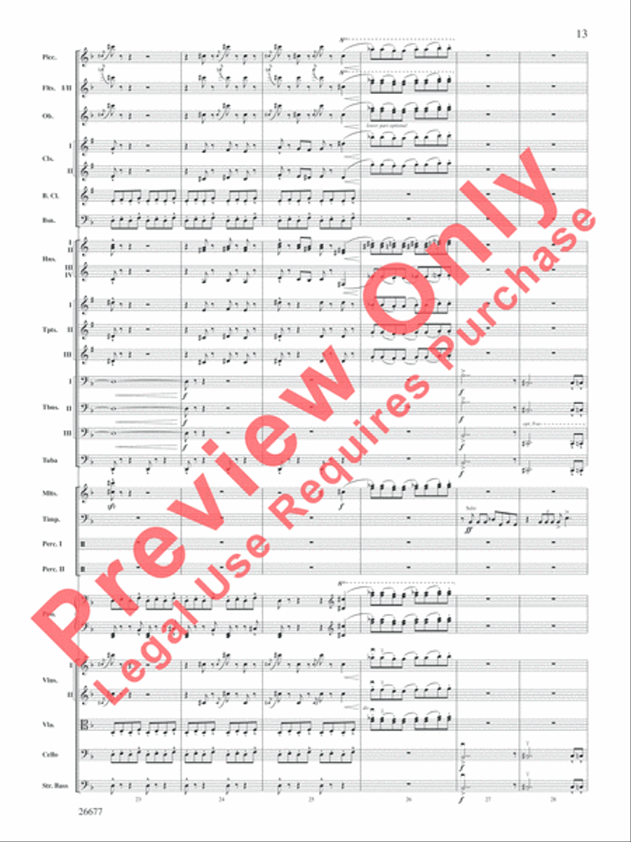 Star Wars Epic -- Part II, Suite from the Full Orchestra scores gallery preview page 46
