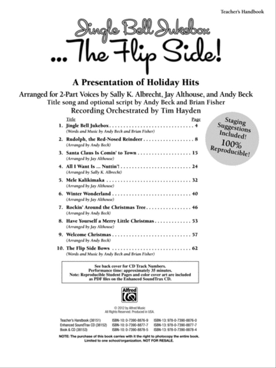 Jingle Bell Jukebox . . . The Flip Side! 2-Part scores gallery preview page 2