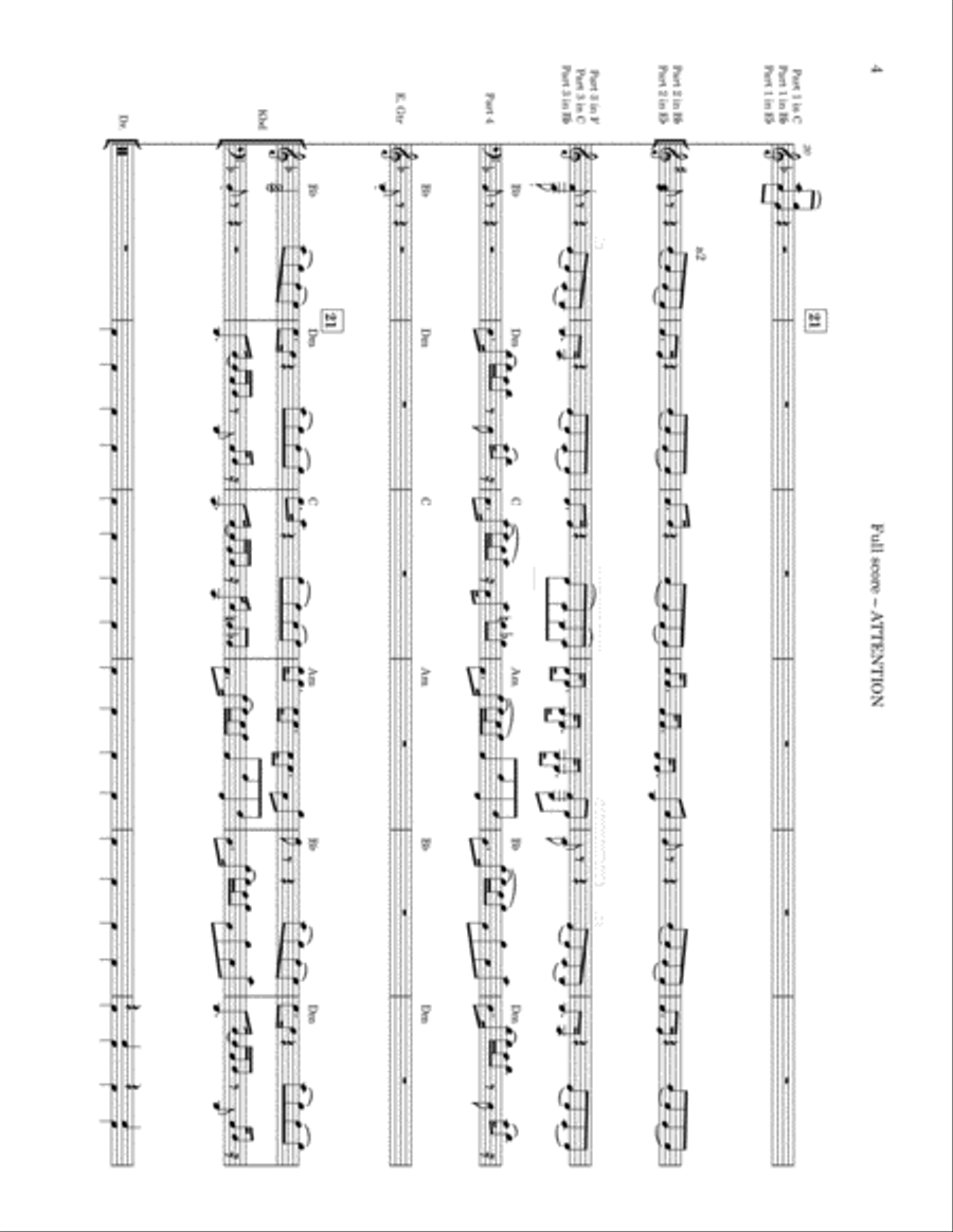 Attention Small Ensemble scores gallery preview page 4