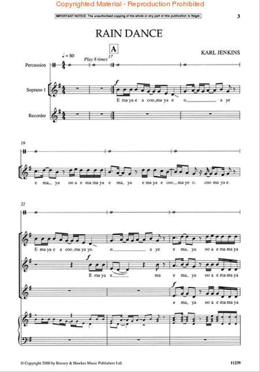 3 Movements from Adiemus III SSA scores gallery preview page 2