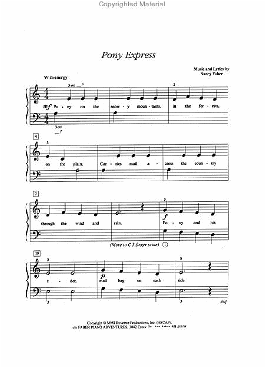 Pony Express Piano Method scores gallery preview page 2