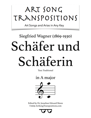 WAGNER: Schäfer und Schäferin (transposed to A major)