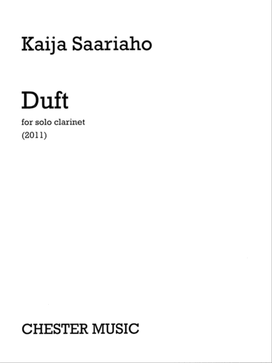 Duft Clarinet Solo scores gallery preview page 1