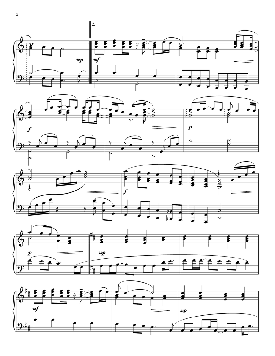 Let It Be (arr. Phillip Keveren) Piano Solo scores gallery preview page 2