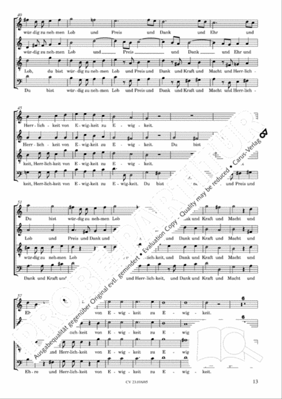 Weihnachtskantilene Weihnachtskantilene SSAATB scores gallery preview page 14