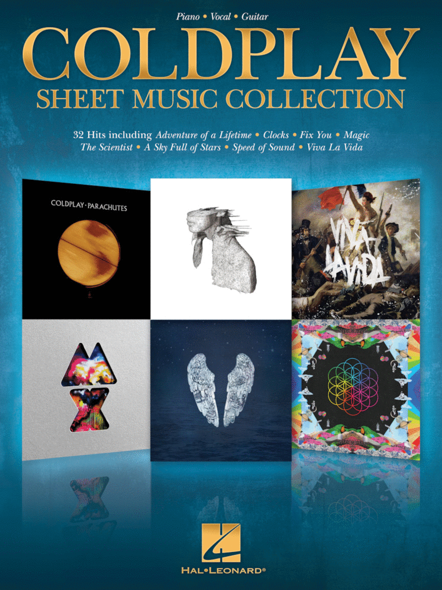 Coldplay Sheet Music Collection Piano, Vocal, Guitar scores gallery preview page 1