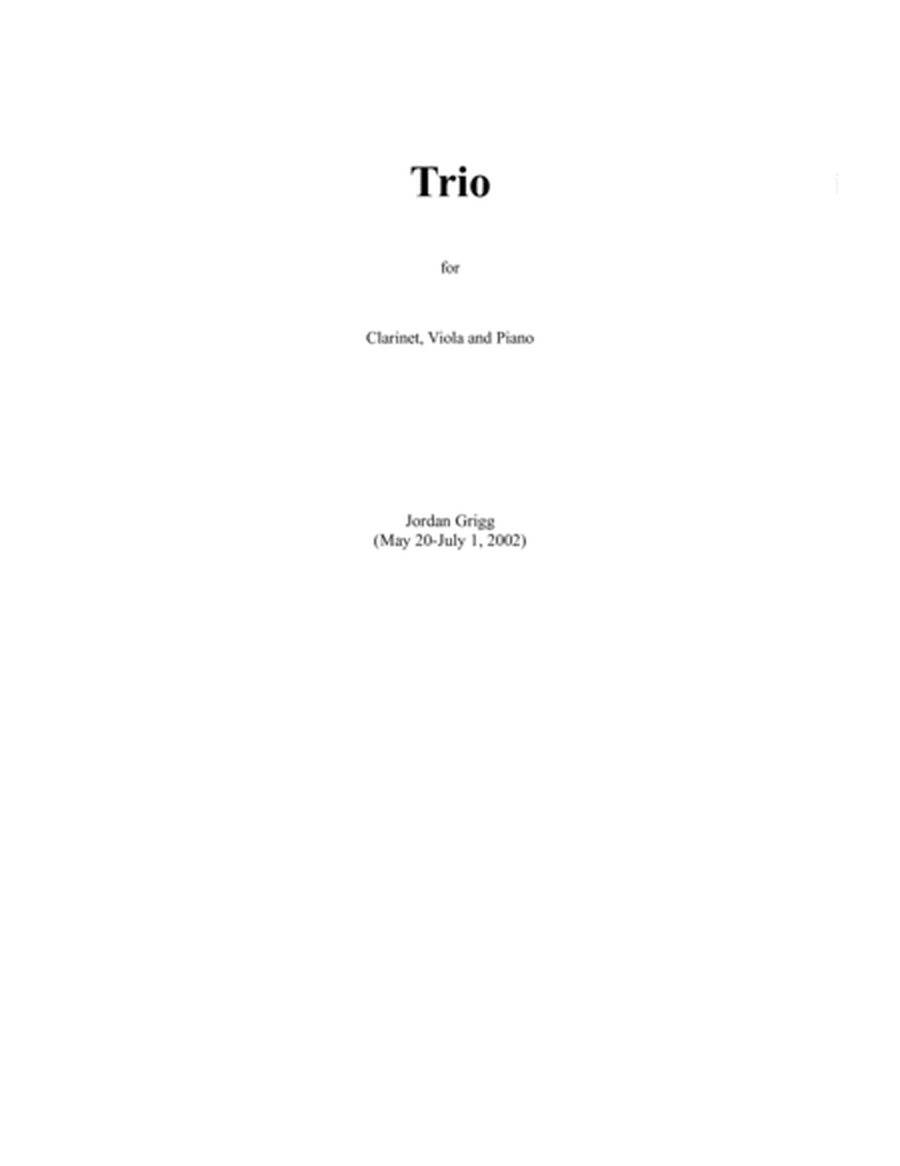 Trio (Viola, Clarinet, Piano) 2002 image number null
