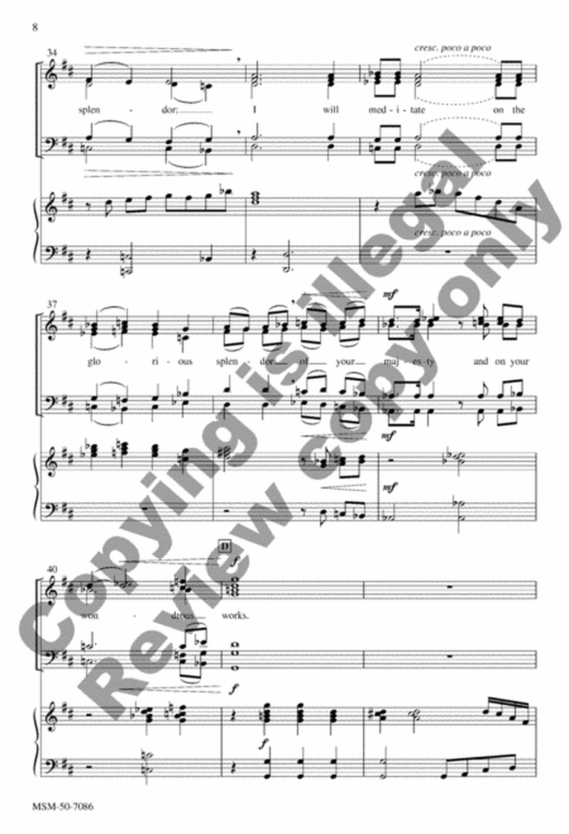 Psalm 145 (Choral Score) image number null