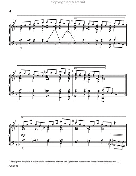 Gigue - Handbell Score image number null