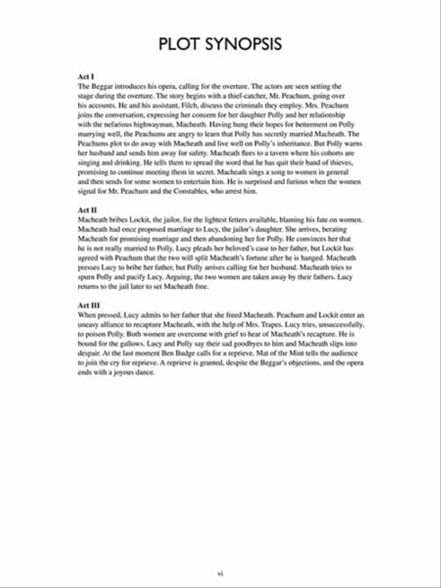 Britten: Selections from The Beggar's Opera Voice scores gallery preview page 5