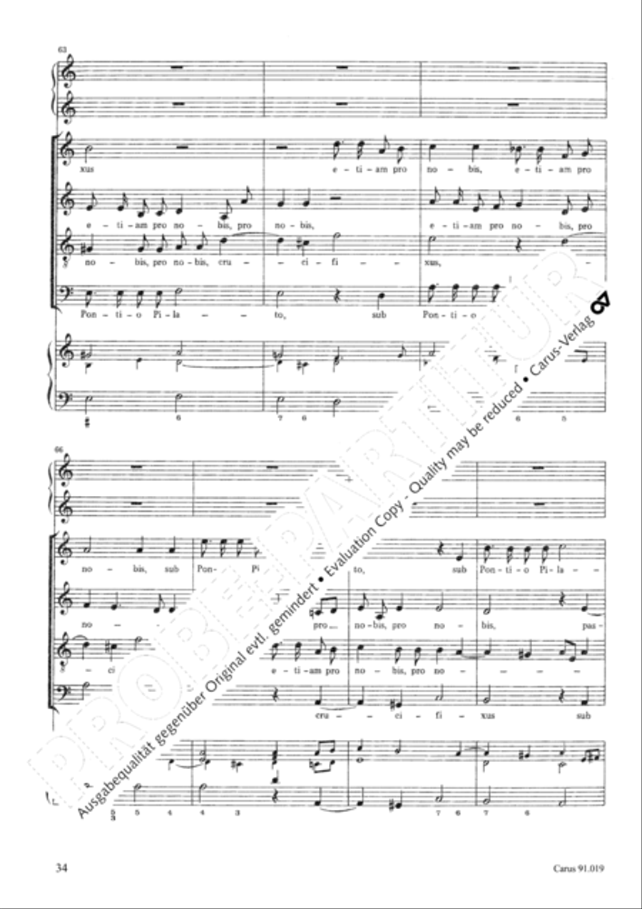 Non sine quare 4-Part scores gallery preview page 37