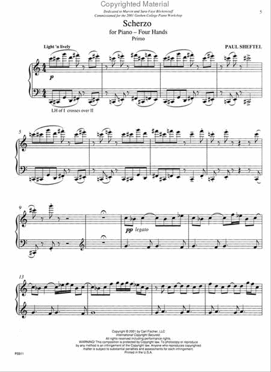 Scherzo Piano Solo scores gallery preview page 2